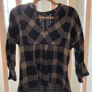 Madewell Flannel Blouse